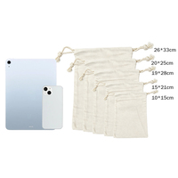 Sac à cordon en toile OEM ODM, plusieurs tailles, sac de rangement en tissu personnalisé pour cadeau promotionnel