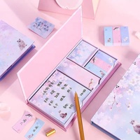 Nouveau Design Calendrier Personnalisé Original Kawaii Papeterie Coréenne Auto-Adhésif Bloc-Notes Ensembles de Notes Autocollantes