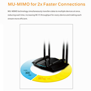 PIX-<span class=keywords><strong>LINK</strong></span> 4 Antenas AC1200 <span class=keywords><strong>Gigabit</strong></span> Wifi <span class=keywords><strong>Router</strong></span> Banda dual Internet inalámbrico de un solo lado y modo AP Velocidad rápida de largo alcance - Product Image 5