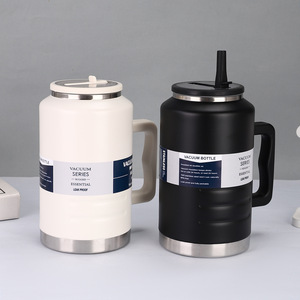 Bouteille d'eau grande capacité 2000 ml en acier inoxydable 304 à double paroi, bouteilles et contenants sportifs sous vide pour produits capillaires - Product Image 5