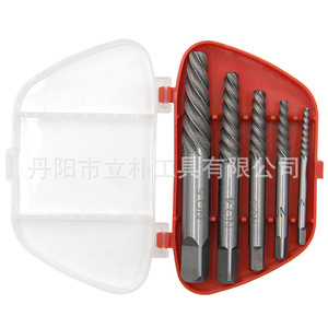 6pc Coarse Thread Screw Extractor Set Metric Spiral Flute 40cr-v Steel For Damaged Bolt Removal - Product Image 4