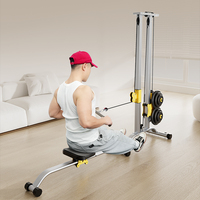 YUNPAO Rack de musculation multifonction intelligent pour la maison avec accessoires de traction et de descente en acier inoxydable pour usage domestique