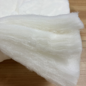 Glue Free Thermal Bonded Milk Fiber Quilt Wadding Batting Organic Fireproof Milk Cotton Wool Padding For Quilt/blanket/clothing