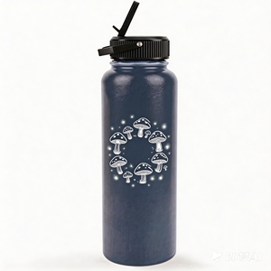 500ml/18oz Cheap Promotional Powder Coated Vacuum Double Layer Stainless <b>Steel</b> Water <b>Bottle</b> With Straw Lid - Product Image 6