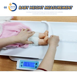 Digitale Sicherheits-Babywaage mit Hoher Präzision für Säuglinge und Kinder, Medizinische Babywaage mit Größenmessung - Product Image 5
