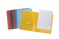 Porte-documents en PP de haute qualité, format lettre, double poche, pour l'école, le bureau, les fournitures scolaires, porte-documents pour enfants, fournitures scolaires