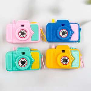 Cámara de fotos para niños, juguete con forma de cámara de dibujos animados, juguete de plástico retro para puestos de mercado nocturno, venta al por mayor - Product Image 2