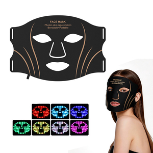 Masque facial à lumière rouge à 7 couleurs certifié CE pour le visage et le cou, idéal pour les voyages, la maison et le bureau, prix d'usine - Product Image 1
