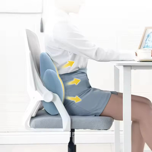 Coussin de soutien lombaire en mousse à mémoire de forme de qualité supérieure, soulage les douleurs dorsales, améliore la posture pour <span class=keywords><strong>chaise</strong></span> de bureau, siège de voiture, lit ou repos. - Product Image 5