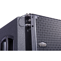 Altavoces Lineales Pasivos GL-312 de Madera y Metal, Doble de 12 Pulgadas, 3 Líneas, 4 Ohmios, Alta Potencia, para Actuaciones en Interiores y Exteriores