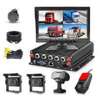 4CH 1080P HD MDVR Monitor de 10,1 pulgadas Caja negra Grabadora de video digital Vehículo Camión GPS 4G WIFI DMS ADAS Cámara DE SEGURIDAD Bus