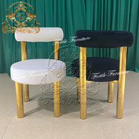Chaises de mariage modernes en acier inoxydable empilables et durables pour hôtels, restaurants et événements