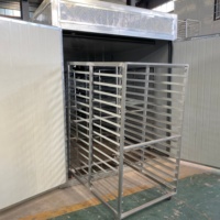 Energiezuinige industriële voedseldroogkast met heteluchtcirculatie voor kruiden, chilipepers en tomaten, met PLC-besturing