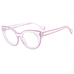 Specchio piatto occhio di gatto Anti luce blu 2025 nuove donne europeo e americano telaio per occhiali Cross Border moda montatura per occhiali - Product Image 6