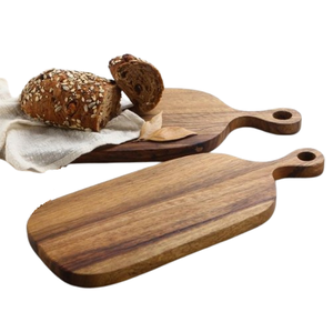 Tabla de cortar de madera de bambú real Tabla de cortar de madera de mango Tabla de cortar verduras y ensalada Tabla de cortar - Product Image 2