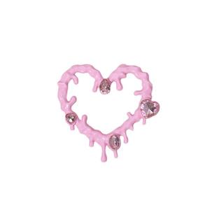 奢华珠光心形水钻魅力金属设计师垃圾手机壳DIY装饰魅力 - Product Image 5