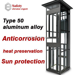 Elevador doméstico de vidrio de acero inoxidable de producción en fábrica Ascensores externos seguros y estables Ascensor transparente de <span class=keywords><strong>Buena</strong></span> <span class=keywords><strong>Vista</strong></span> - Product Image 2