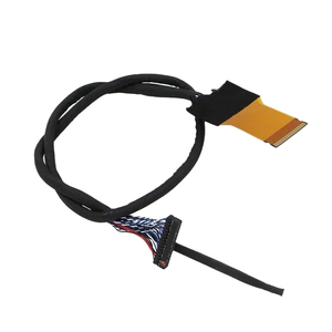 Cabo LVDS FFC de 2 Canais 8-bit 51 Pinos 500mm PVC Preto Macho-Fêmea 20pçs/pacote para HDTV com Resolução 8K e TVs LG de 550mm Pretas - Product Image 5
