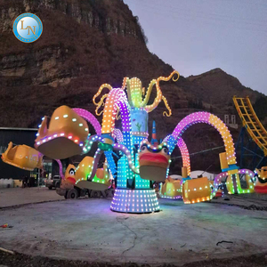 Fête <span class=keywords><strong>foraine</strong></span> Attraction Noël Parc d'attractions Rotary Game Fairground 30 Places Crazy Dancing Fly Big Octopus Rides à vendre - Product Image 5