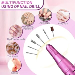 Machine à ongles rechargeable de bureau, polisseuse à ongles électrique portable, 40 vitesses réglables, outil de manucure - Product Image 2