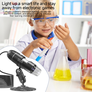 Microscopio <span class=keywords><strong>digital</strong></span> al por mayor de fábrica con cámara de microscopio con zoom de 8 LED 1600X para Android IOS - Product Image 2