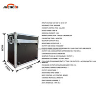 Morning Haze Machine 2000W DMX Télécommande Fumée pour Boîtes de Nuit et Bars avec Flight Case