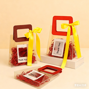 ถุงผ้าพีวีซีลายการ์ตูนพร้อมที่จับกล่องของขวัญบรรจุภัณฑ์โลโก้ออกแบบได้ตามต้องการกันน้ำออกแบบได้ตามที่ต้องการ - Product Image 1