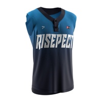 Maillot de baseball respirant, uniformes d'équipe personnalisés avec tissu anti-odeur à séchage rapide pour les jours de match et l'entraînement