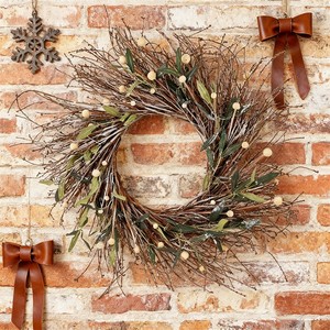 Chất lượng cao thân thiện với môi giáng sinh Vòng hoa cho bán buôn. Trang trí cửa. Chi nhánh Vòng hoa. Trang trí thủ công độc đáo. - Product Image 6