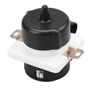 CS6369 50 Amp, 125/250 Volt, Black & White Locking Flush Mount Receptacle with Cover, Industrial Grade