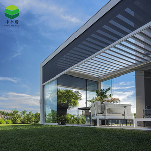 Pergola Elettrica Autoportante in Alluminio, Pergola Bioclimatica Motorizzata da Giardino, Pergola Bioclimatica di Lusso con Protezione Solare - Product Image 6