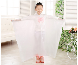 Lightweight Plastic EVA <strong>Rain</strong> Poncho for School Boys and Girls Cape Raincoat <strong>Rain</strong> <strong>Coat</strong> for Mountaineering and Travel - Product Image 6