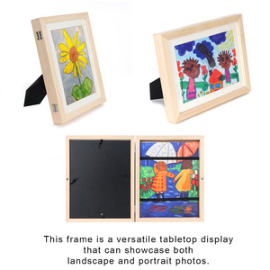 Rắn gỗ trẻ em tác phẩm nghệ thuật hình ảnh khung bằng gỗ trẻ em vẽ khung thủ công mỹ nghệ trẻ em khung nghệ thuật - Product Image 4