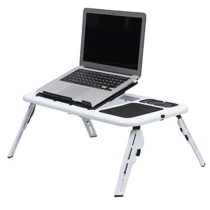Support USB pliable, table pliable pour <span class=keywords><strong>ordinateur</strong></span> <span class=keywords><strong>portable</strong></span>, table d'<span class=keywords><strong>ordinateur</strong></span> réglable, <span class=keywords><strong>plateau</strong></span> avec <span class=keywords><strong>ventilateur</strong></span> de refroidissement - Product Image 2