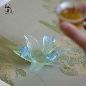 Set Cangkir Teh Kristal Buatan Tangan yang Elegan Set Cangkir Teh Kristal yang Indah untuk Pengalaman Minum Teh yang Lebih Baik - Product Image 3