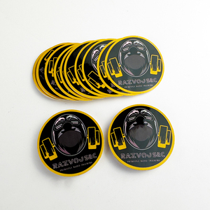 Etiquetas Adhesivas <span class=keywords><strong>de</strong></span> Vinilo <span class=keywords><strong>de</strong></span> Alta Calidad, Circulares <span class=keywords><strong>de</strong></span> 3 Pulgadas, Duraderas, Impresión UV, Resistentes al Agua para Exteriores, PVC, Diseño <span class=keywords><strong>de</strong></span> Dibujos Animados - Product Image 4