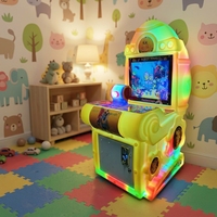 Équipement de divertissement d'arcade, jeu de pêche chanceuse pour aire de jeux pour enfants avec écran HD de 21 pouces et alimentation électrique