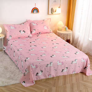 Literie <span class=keywords><strong>licorne</strong></span> 3 pièces ensemble <span class=keywords><strong>de</strong></span> literie imprimé dessin animé <span class=keywords><strong>licorne</strong></span> rose mignon housse <span class=keywords><strong>de</strong></span> <span class=keywords><strong>couette</strong></span> pour adolescents ensemble <span class=keywords><strong>de</strong></span> lit <span class=keywords><strong>licorne</strong></span> - Product Image 5