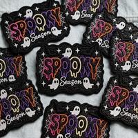 Nouvel Arrivage : Patchs Brodés Scintillants Thème Fêtes d'Automne, à Thermocoller pour Personnalisation Halloween