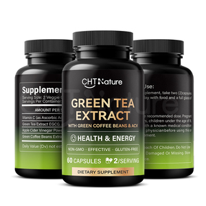 CHTNature Private Label integra chicchi di caffè verde ACV <span class=keywords><strong>EGCG</strong></span> estratto di tè verde capsule - Product Image 2