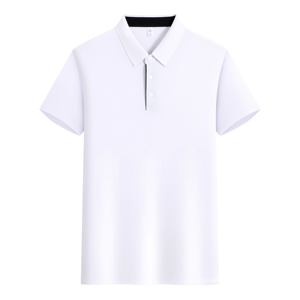Maßgeschneidertes Herren-Baumwoll-Poloshirt Klassisches Design Premium Weicher Strickstoff Kontrast-Kragen Entspannte Manschetten Logo-Stickerei - Product Image 1