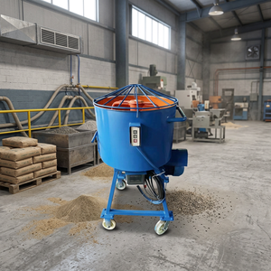 Mezcladora de Concreto de Alta Eficiencia de 80L con Motor, Mezcladora de Mortero Móvil para Construcción, Suministro Automático de Agua - Product Image 5