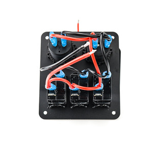 Weichuang Dual Usb Triple Rocker <b>Switch</b> <b>12V</b> 24V Panel For Rv Yacht Car - Product Image 2