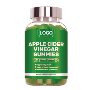 Gomitas de Vinagre de Sidra de Manzana - 1500mg con la Madre - 60 Gomitas de ACV con <span class=keywords><strong>Vitamina</strong></span> B6 y Ácido Fólico <span class=keywords><strong>B12</strong></span> - Product Image 1