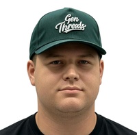 Gorra de Béisbol Deportiva de 5 Paneles con Corona Profunda, Talla Grande, para el Mercado Australiano, con Bordado 3D y Logotipo Personalizado
