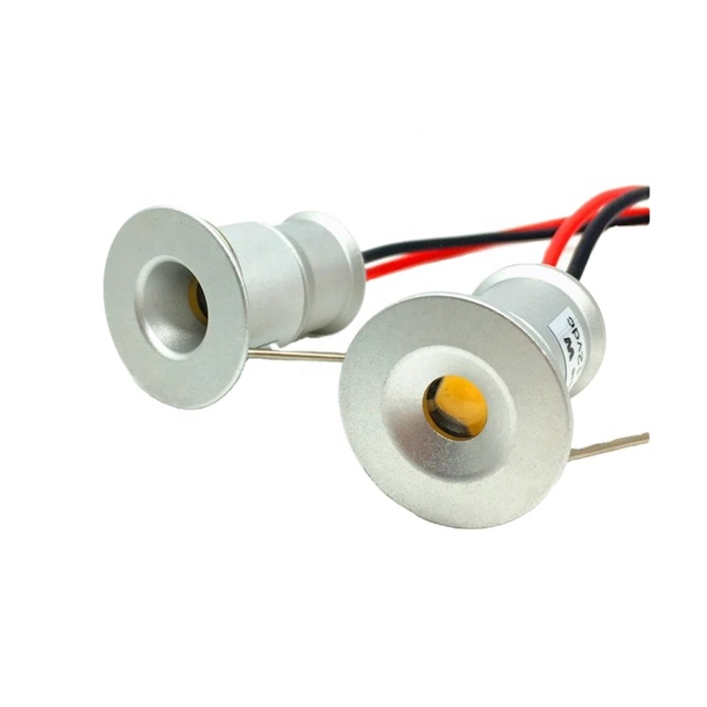 12V 3V 1W Led Recessed Downlight Mini Spot Light IP65 Spotlight Ceiling Lights Cabinet Showcase Lamp Indoor