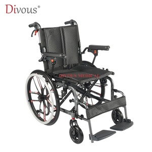 Factory Wholesale Foldable Lightweight Folding Manual Wheelchair for <b>Disabled</b> People Suitable for Rehabilitation Treatment - Product Image 2