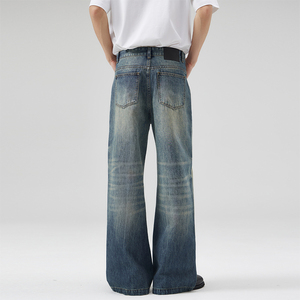 Jeans Baggy Homme Vintage 2026 Personnalisés Style Urbain – Nouvelle Collection de Jeans à Jambes Larges pour Homme – Vente en Gros - Product Image 3
