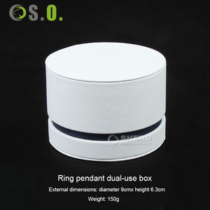 Handmade Black PU <b>Leather</b> <b>Jewelry</b> Box Packaging for Women - Product Image 4