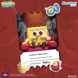 Figura Coleccionable Original de <span class=keywords><strong>la</strong></span> Serie de Películas, Activada por Luz, en Caja Sorpresa, Personaje de Bikini Bottom, Hecha a Mano, 14 cm - Product Image 3